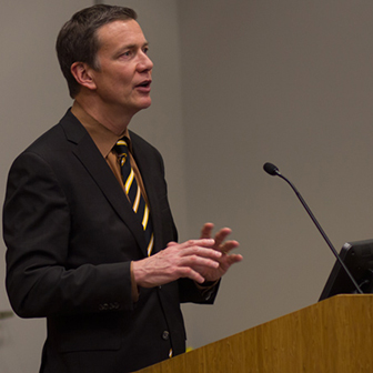 Executive Vice Provost James Herbert at Emerging Issues in Crime and Justice Conference 2016